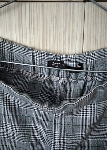 Zara kareli ekoseli pantolon - Görsel 3