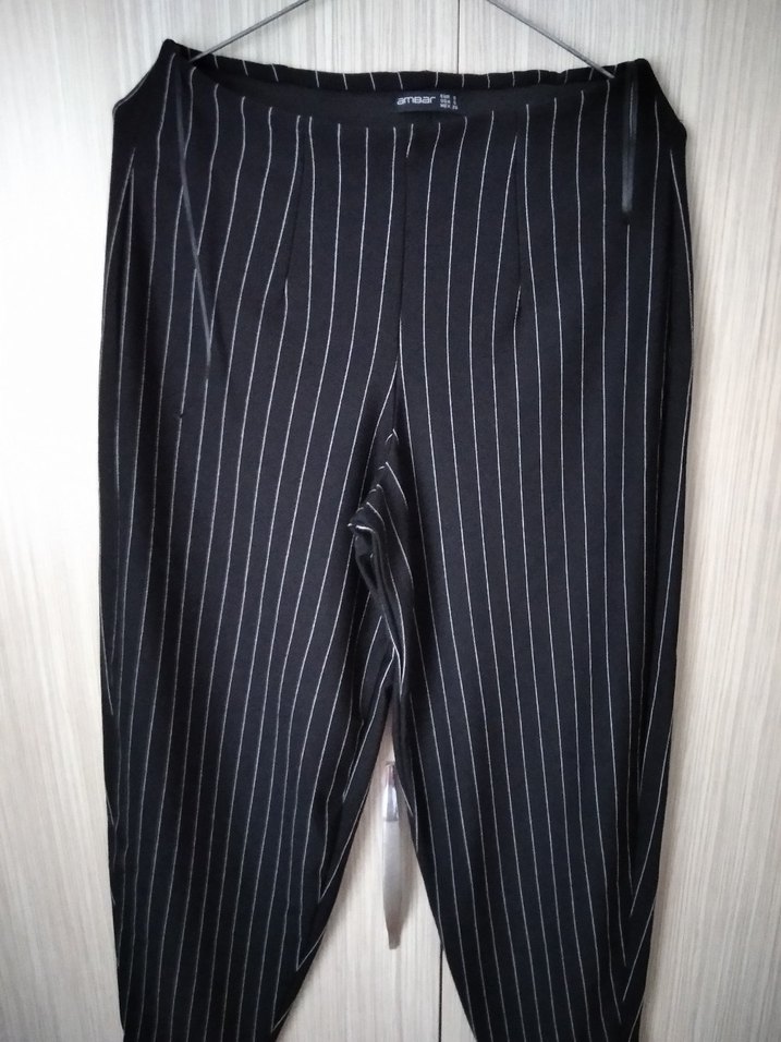 Ambar çizgili pantolon - Görsel 2