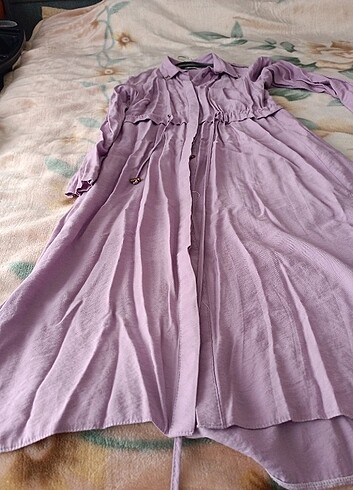 40 Beden Lila pamuklu tunik 
