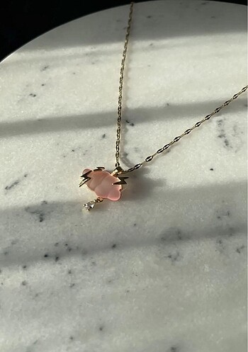 Accessorize Pembe bulut kolye