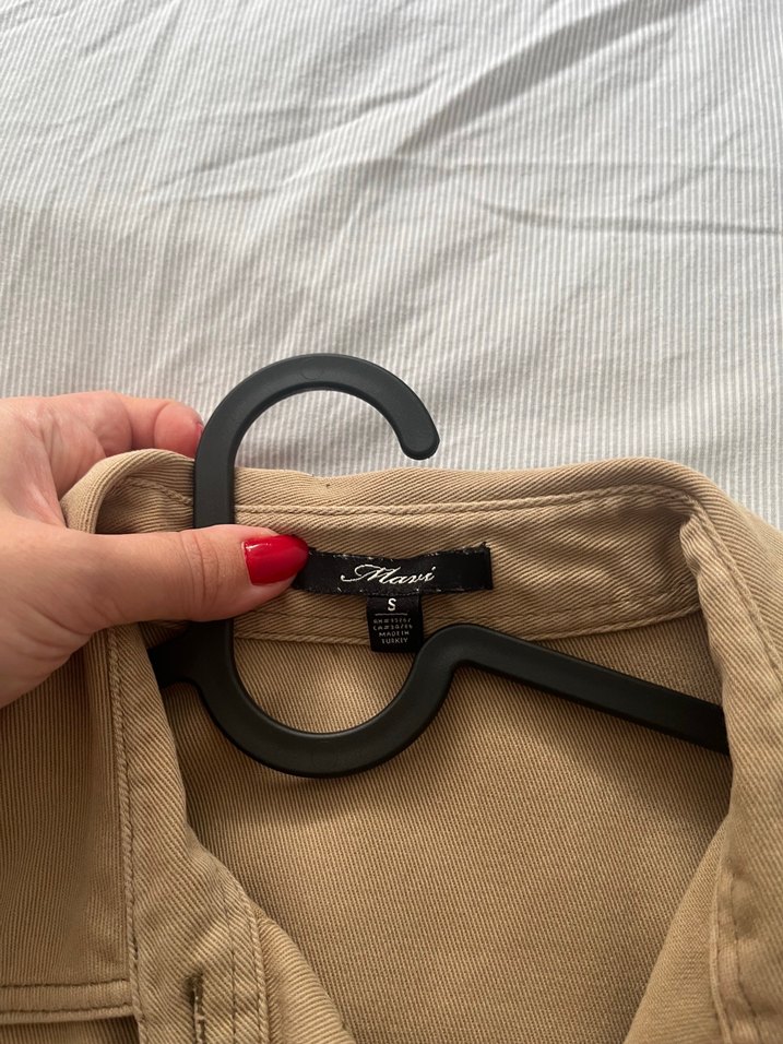 Kadın Bej Kısa Kollu Tulum - Görsel 2