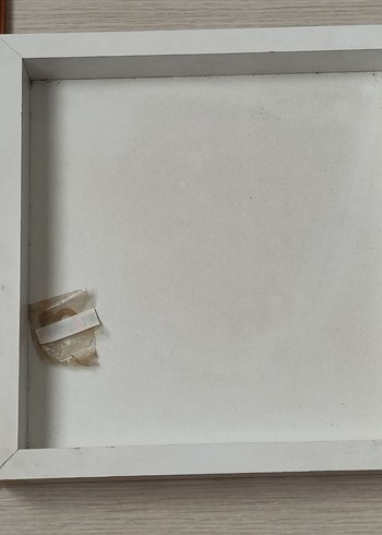 Beyaz Kare Ahşap Çerçeve - Görsel 2