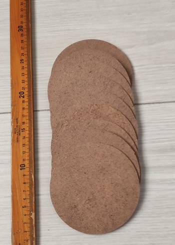 bardak altlığı ham mdf - Görsel 2