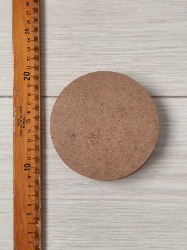 bardak altlığı ham mdf - Görsel 3