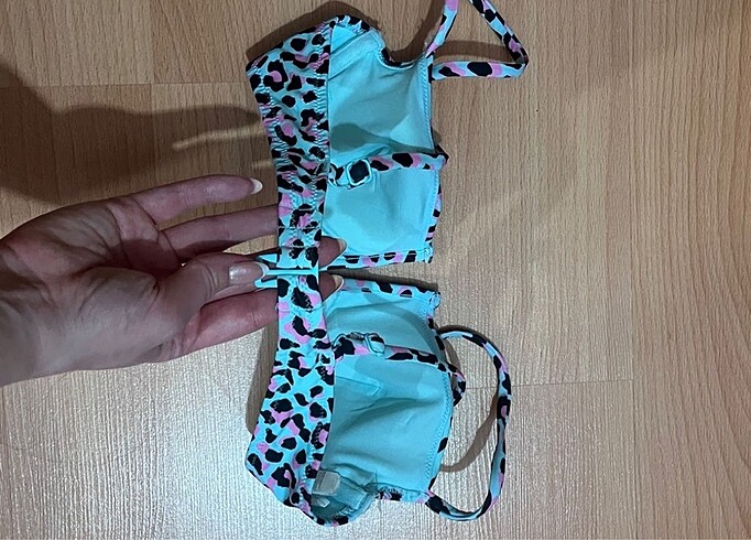 36 Beden Leopar bikini üstü