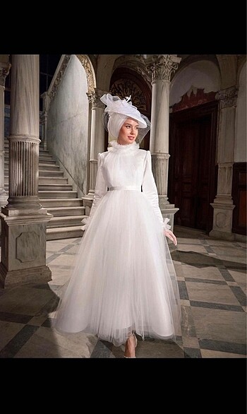 Tasarım Dış Çekim/Nikah Tesettür Elbise