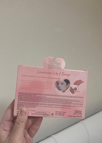 UNICAT Luminous 2in1 Rouge Açık Pembe Allık - Görsel 2