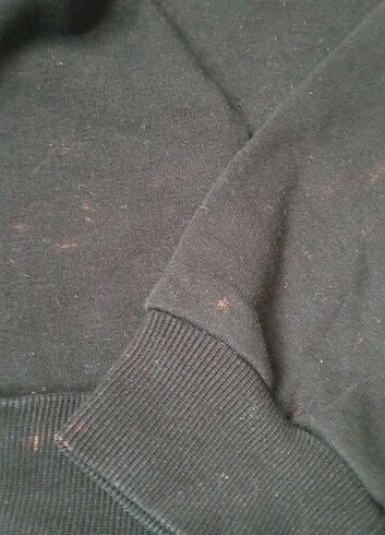 s Beden Siyah ince sweatshirt
