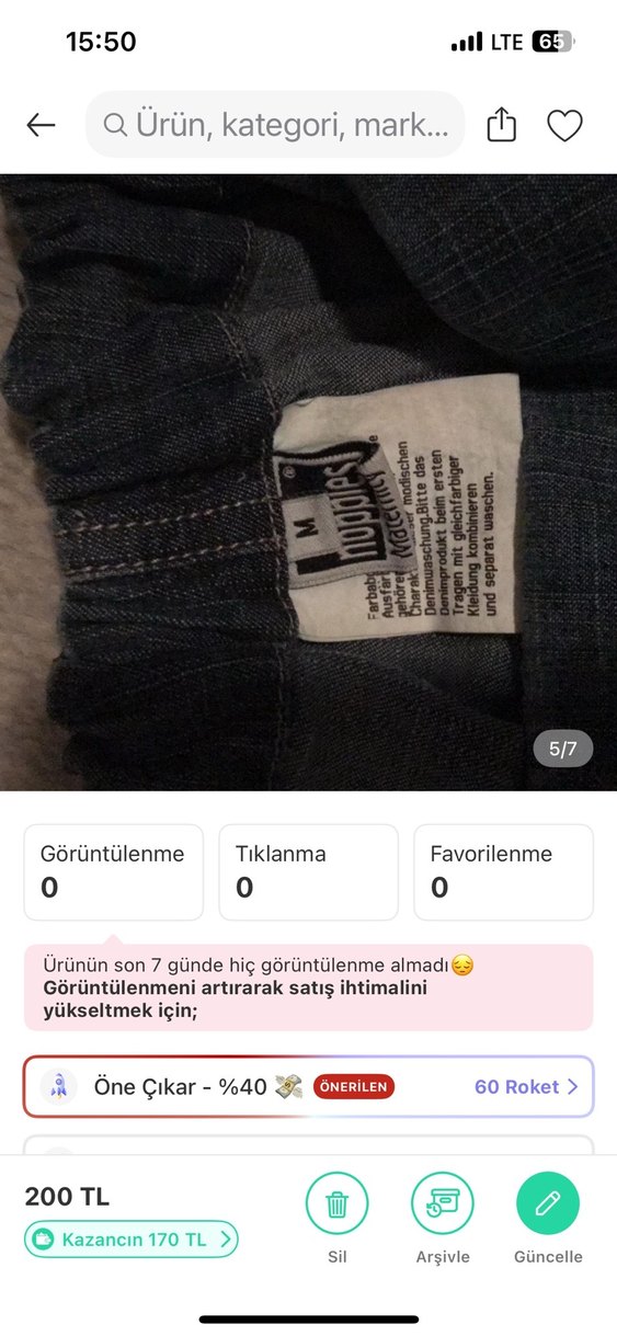 Uzun Kot Hamile Eteği - Görsel 4