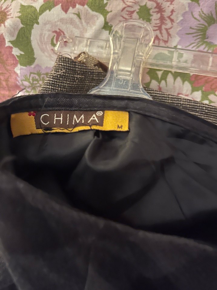 Siyah Kareli Volanlı Midi Etek - Görsel 4