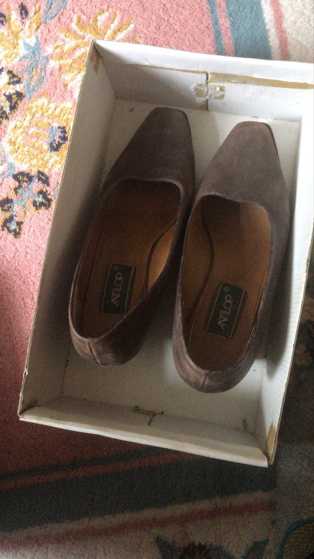 Kahverengi Topuklu Kadın Stiletto - Görsel 2