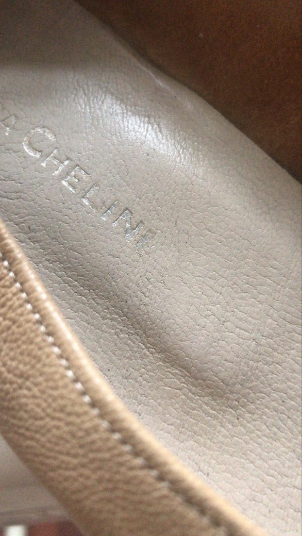 Bej Deri Tokalı Kadın Klasik Ayakkabı - Görsel 2