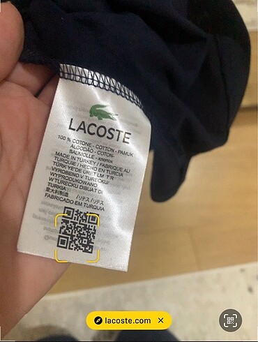 m Beden LACOSTE YENİ SEZON REGULAR FIT ELBİSE