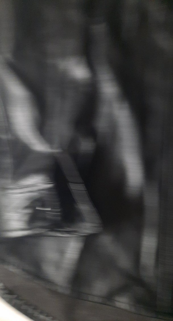 Düğmeli Siyah Deri Biker Ceket - Görsel 5