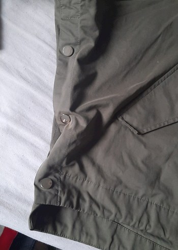 Gri Midi Boy Düğmeli Kadın Ceket - Görsel 3