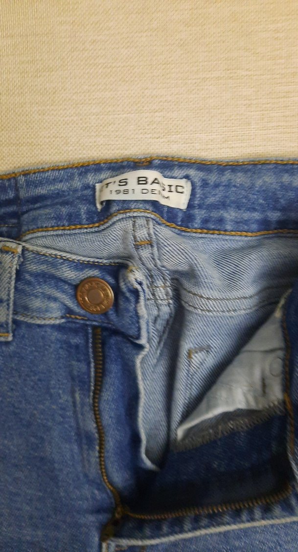 Kadın Mavi Denim Regular Fit Jean - Görsel 3