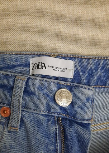 Mavi Midi Boy Kadın Denim Pantolon - Görsel 3