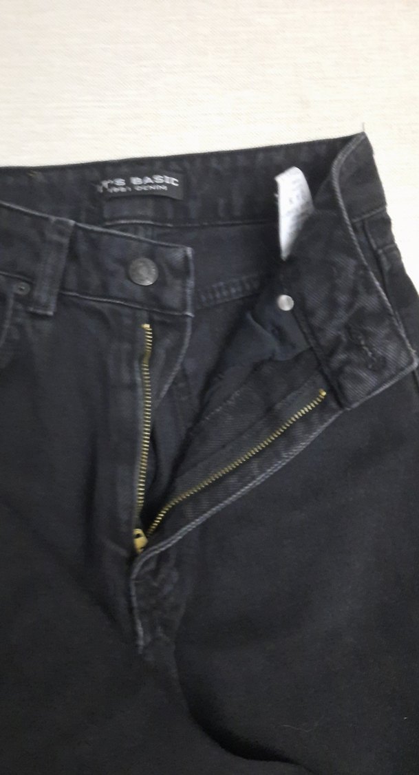 Siyah Regular Fit Kadın Denim Pantolon - Görsel 2