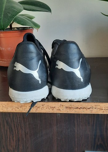 puma Gri Erkek Futbol Ayakkabısı Velcro Detaylı - Görsel 3