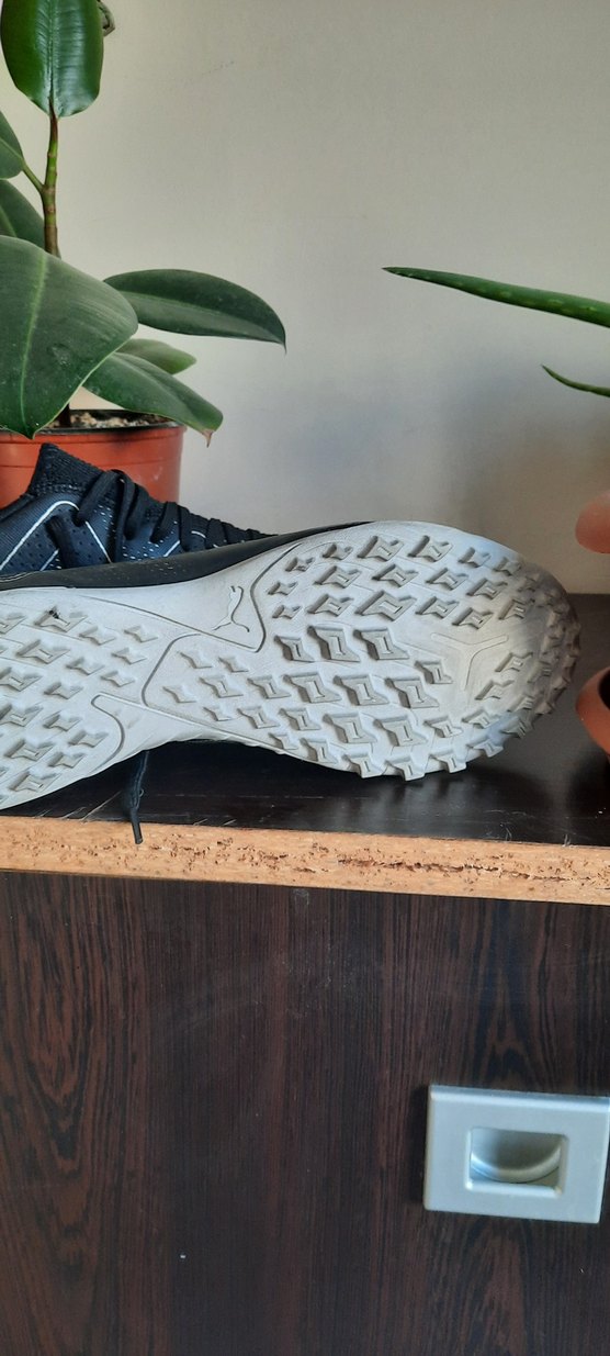 puma Gri Erkek Futbol Ayakkabısı Velcro Detaylı - Görsel 2