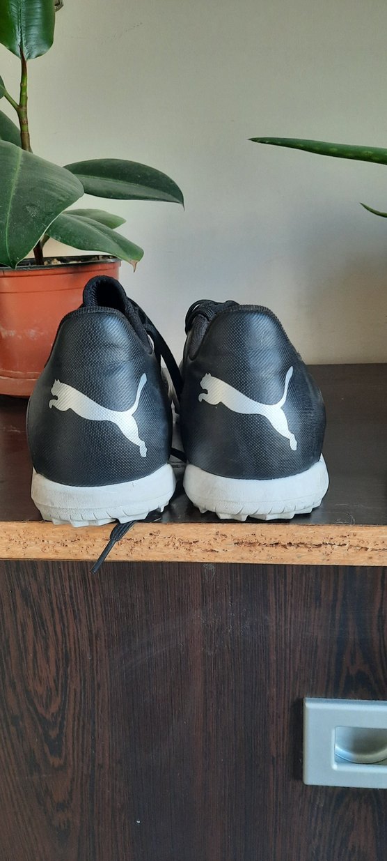 puma Gri Erkek Futbol Ayakkabısı Velcro Detaylı - Görsel 3