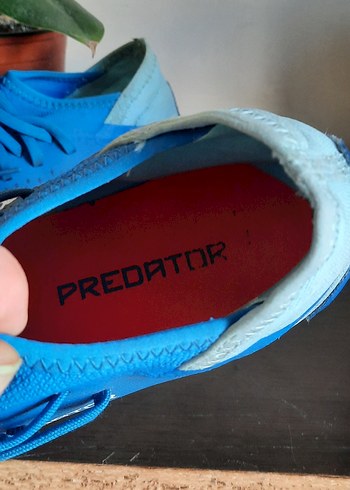 adidas Mavi Bağcıklı Erkek Futbol Ayakkabısı - Görsel 3