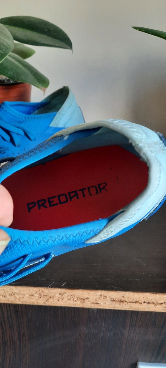 adidas Mavi Bağcıklı Erkek Futbol Ayakkabısı - Görsel 3