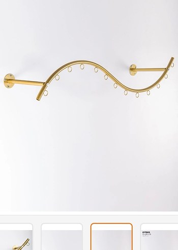 Altın Renkli Parlak Duvar Askısı - Görsel 12