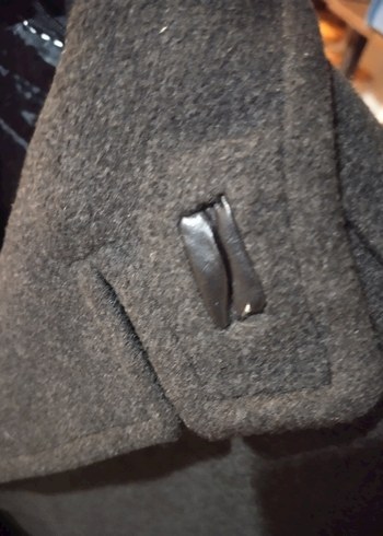 Erkek çocuk Gri kaşe Düğmeli Erkek ceket - Görsel 5