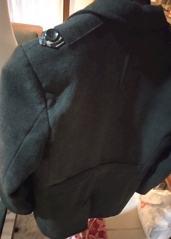 Erkek çocuk Gri kaşe Düğmeli Erkek ceket - Görsel 2