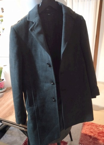 Erkek çocuk Gri kaşe Düğmeli Erkek ceket - Görsel 4