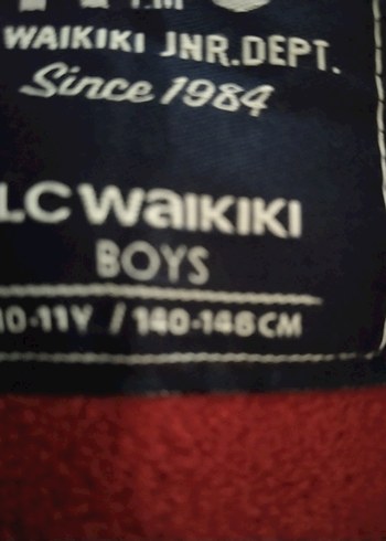 waikiki erkek  cocukParlak Kırmızı Midi Kaban - Görsel 2