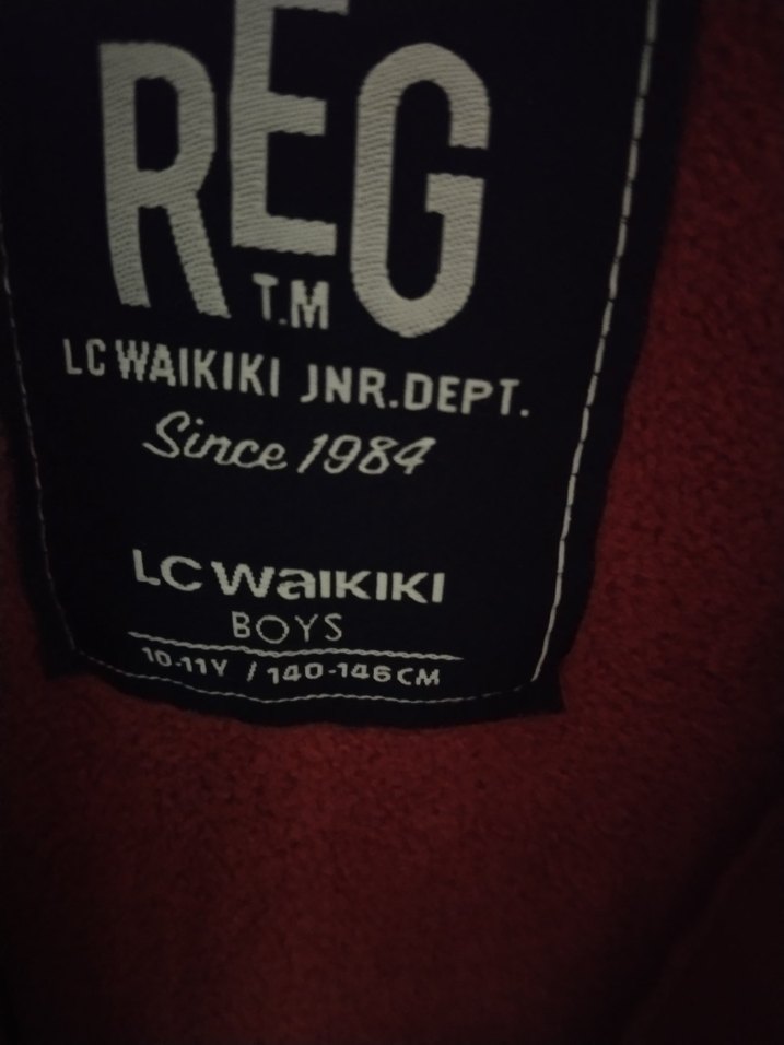 waikiki erkek  cocukParlak Kırmızı Midi Kaban - Görsel 5