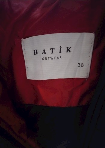 Batik marka Siyah Fermuarlı Kadın Midi Ceket - Görsel 2