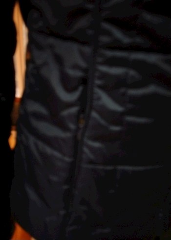 Colin's Fermuarlı Siyah Kadın Midi Mont - Görsel 4