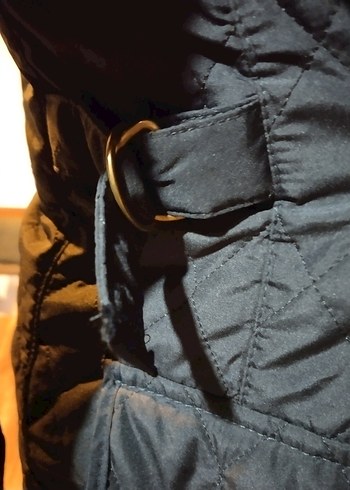 Burberry Düğmeli Siyah Kadın Midi Ceket - Görsel 5