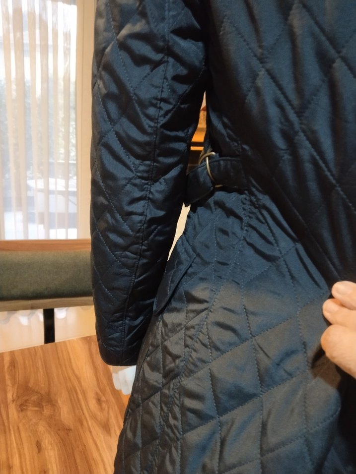 Burberry Düğmeli Siyah Kadın Midi Ceket - Görsel 3