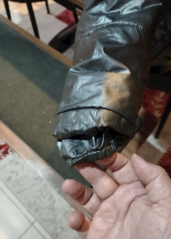 Limon company Siyah Kemerli Kısa Kadın  Kışlık Mont - Görsel 3