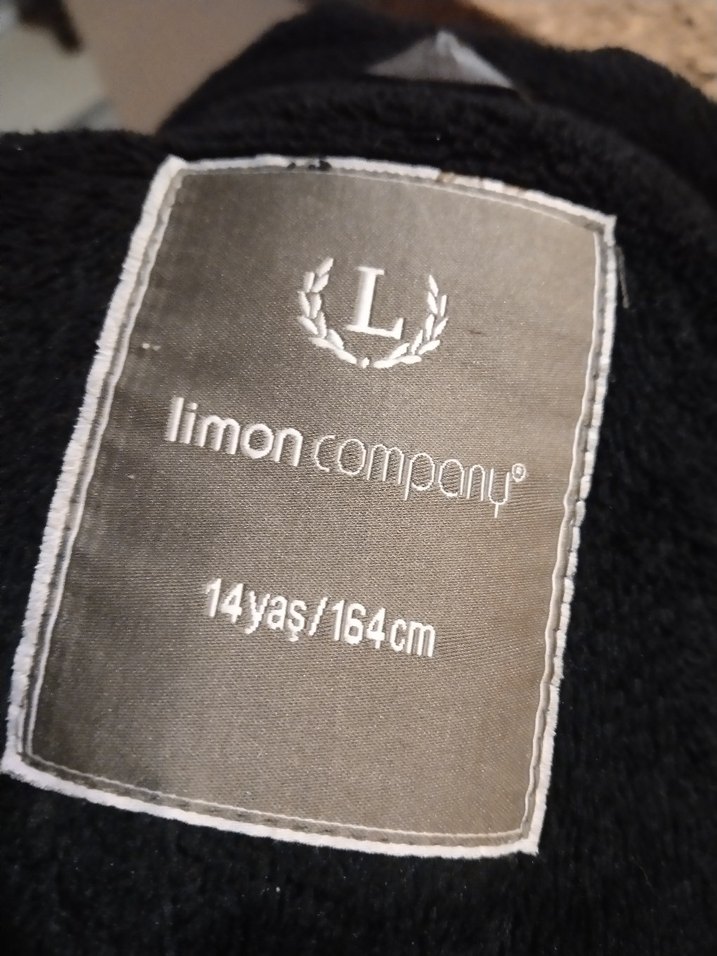 Limon company Siyah Kemerli Kısa Kadın  Kışlık Mont - Görsel 2