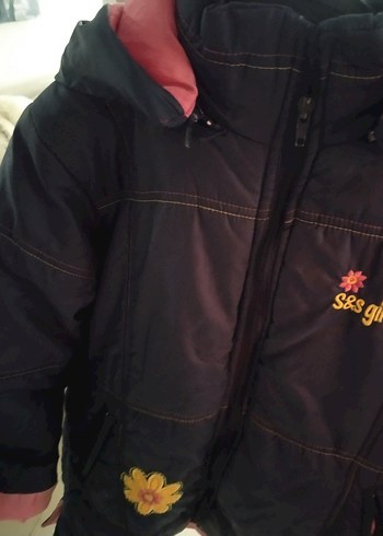 Kız Çocuk Lacivert Fermuarlı Ceket 7-8 yas - Görsel 2