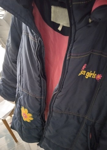 Kız Çocuk Lacivert Fermuarlı Ceket 7-8 yas - Görsel 4