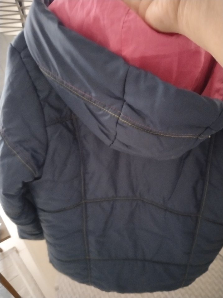 Kız Çocuk Lacivert Fermuarlı Ceket 7-8 yas - Görsel 3