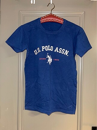 Orijinal US Polo Assn Lacivert Tshirt Unisex