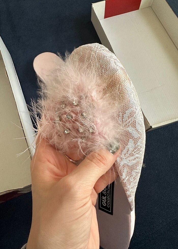 Pembe Çeyiz Ev Terliği - Görsel 2