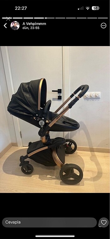 Diğer Beden siyah Renk HUGGY EG6 Bebek Arabası