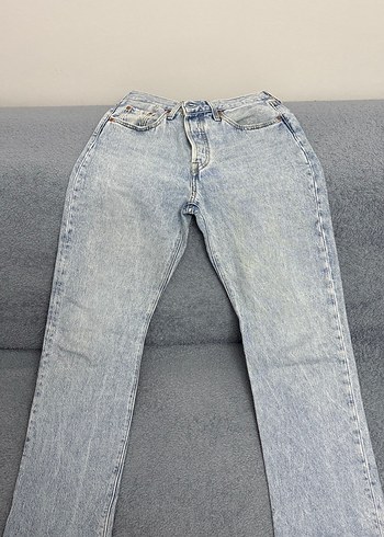 Levis Acik Mavi Denim Jean Pantolon Levis Orjinal