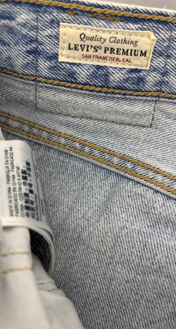 Açık mavi Denim Jean Pantolon LEVİS ORJİNAL — görsel 2/5