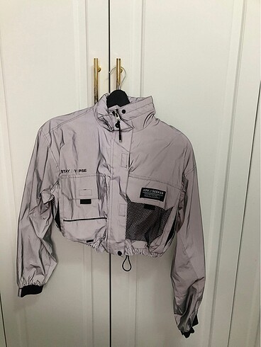 Bershka Bershka reflektörlü bomber ceket