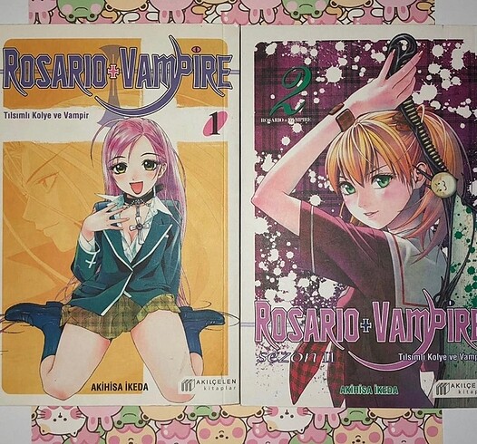 Rosario Vampire cilt 1 ve Sezon II cilt 2 mangalar