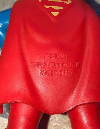  Beden DC Super Man ve Girl figürleri